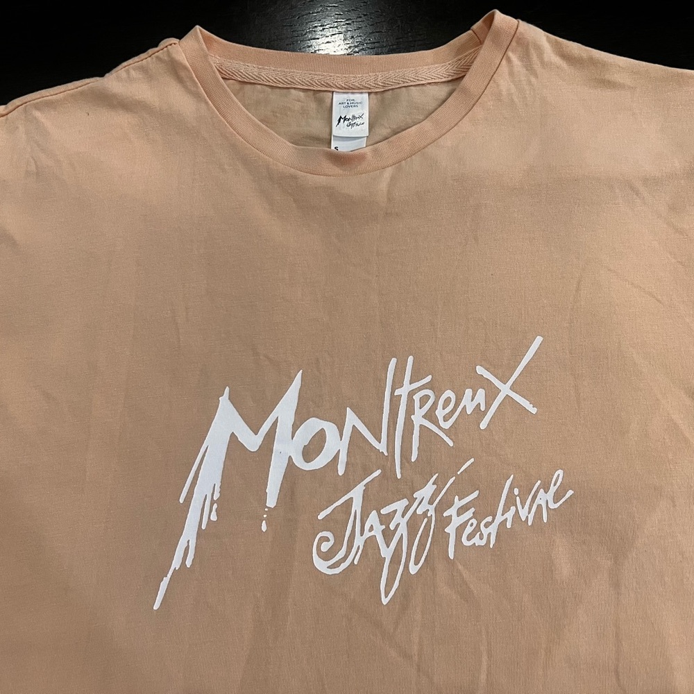 Montreux Jazz Festival T-Shirt, peach , preowned